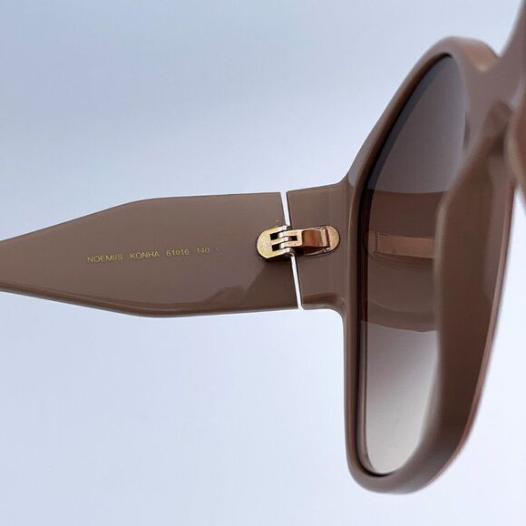 SALE! NEW Jimmy Choo Noemi/S KON HA Nude Glitter Gradient Square Women Sunglasse